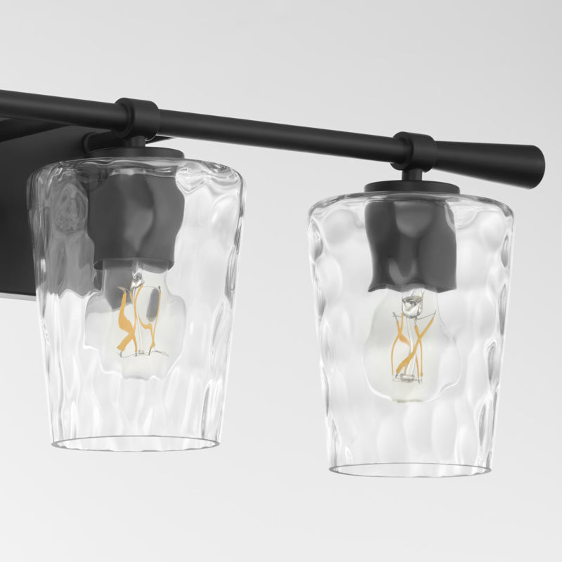 Goodwin 3 Light Vanity - Black