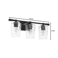 Goodwin 3 Light Vanity - Black