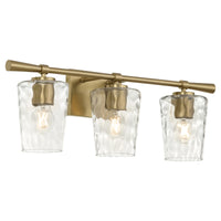 Goodwin 3 Light Vanity - Aged Brass
