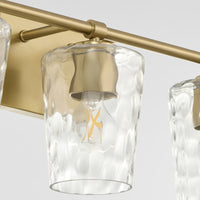 Goodwin 3 Light Vanity - Aged Brass