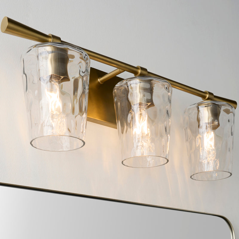 Goodwin 3 Light Vanity - Aged Brass