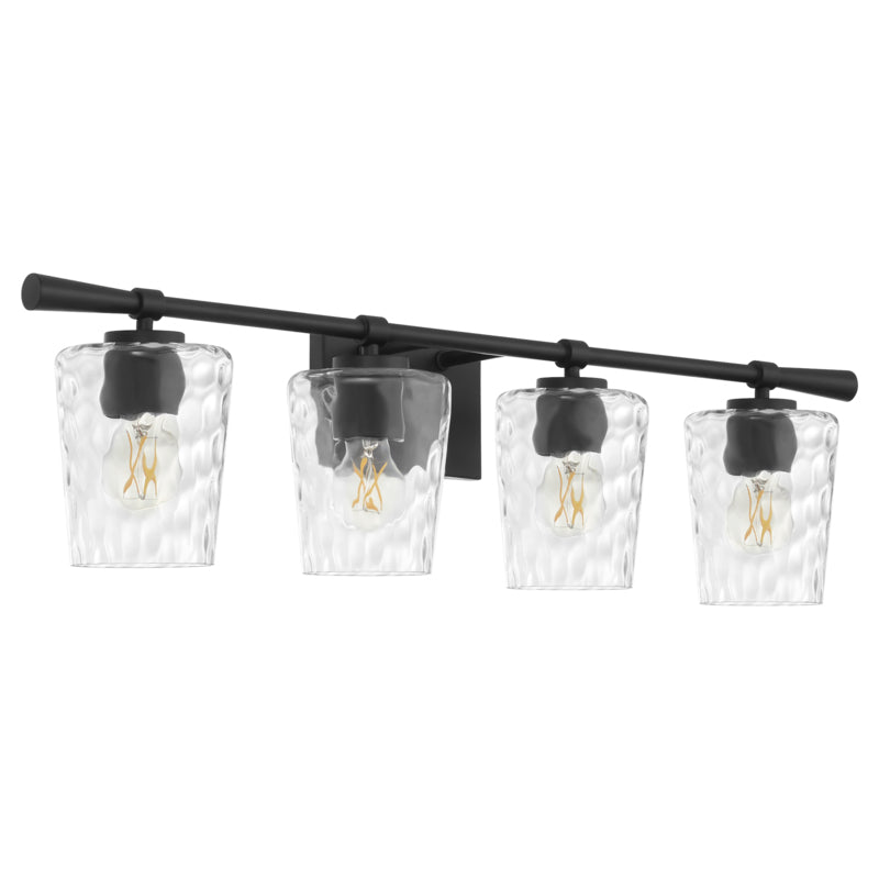 Goodwin 4 Light Vanity - Black