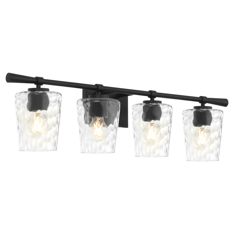 Goodwin 4 Light Vanity - Black