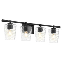 Goodwin 4 Light Vanity - Black