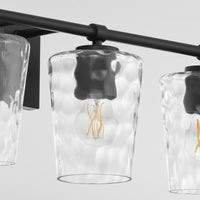 Goodwin 4 Light Vanity - Black