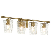 Goodwin 4 Light Vanity - Aged Brass