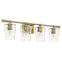 Goodwin 4 Light Vanity - Aged Brass