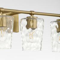Goodwin 4 Light Vanity - Aged Brass