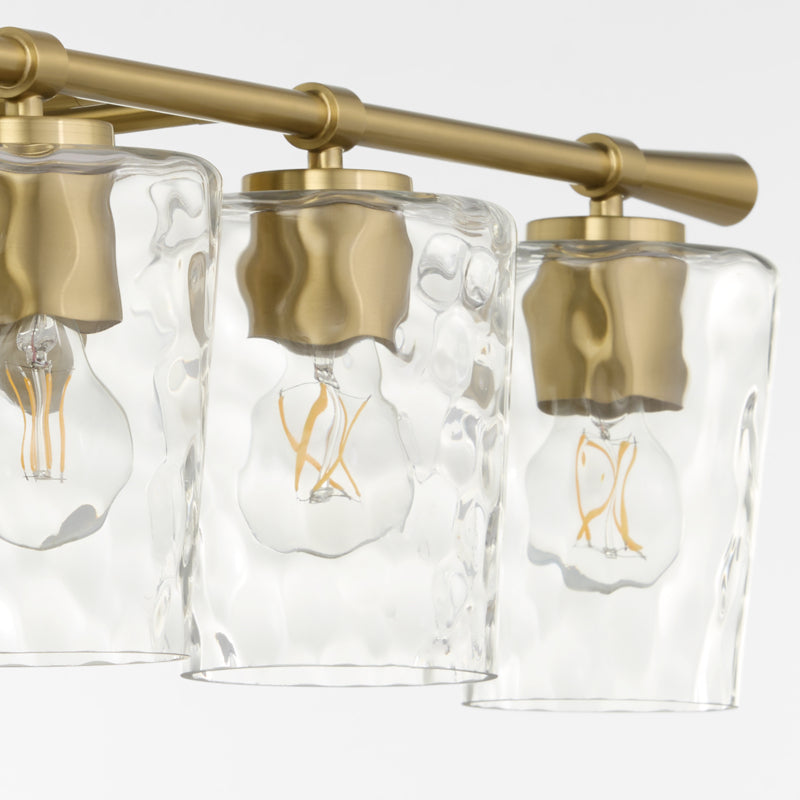 Goodwin 4 Light Vanity - Aged Brass