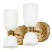Tallulah 2 Light Vanity - Brass