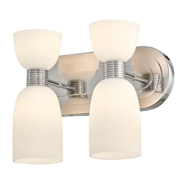 Tallulah 2 Light Vanity - Polished Nickel