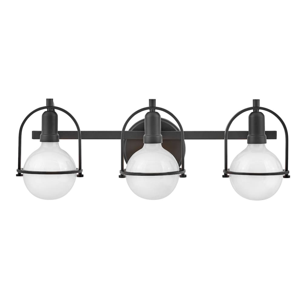 Somerset 3 Light Vanity - Black