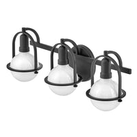 Somerset 3 Light Vanity - Black