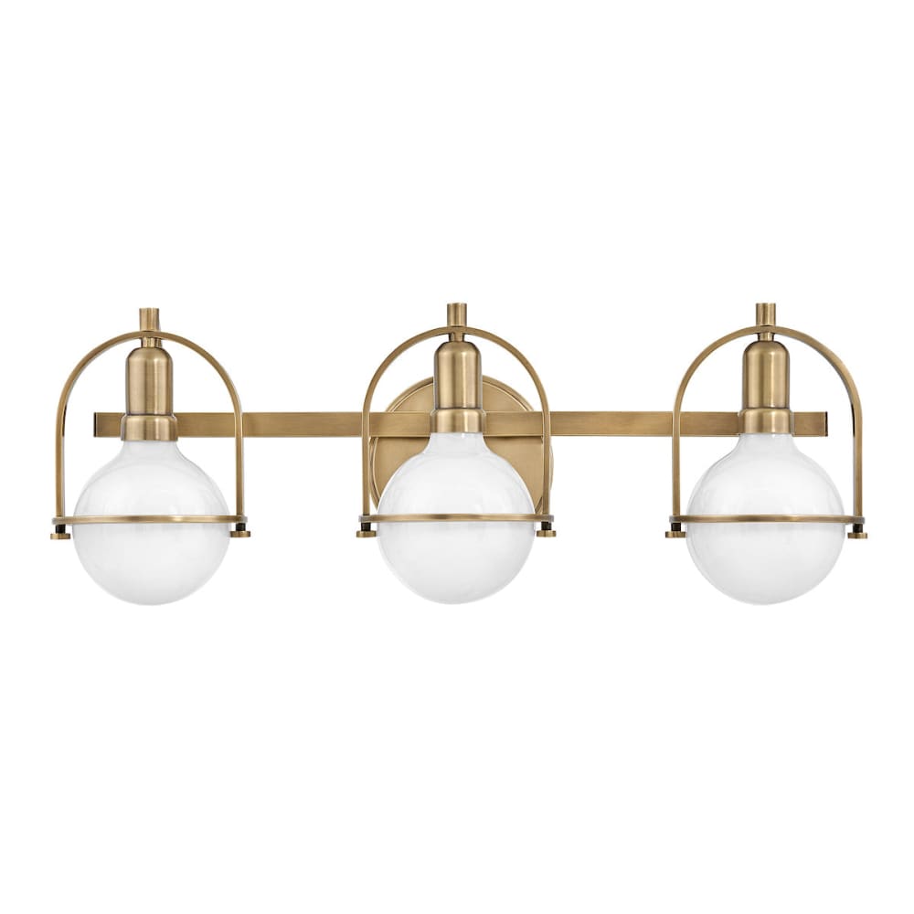 Somerset 3 Light Vanity - Brass