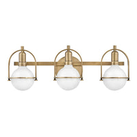 Somerset 3 Light Vanity - Brass