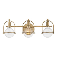 Somerset 3 Light Vanity - Brass