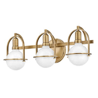 Somerset 3 Light Vanity - Brass
