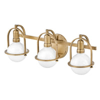 Somerset 3 Light Vanity - Brass