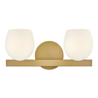 Mae 2 Light Vanity - Brass
