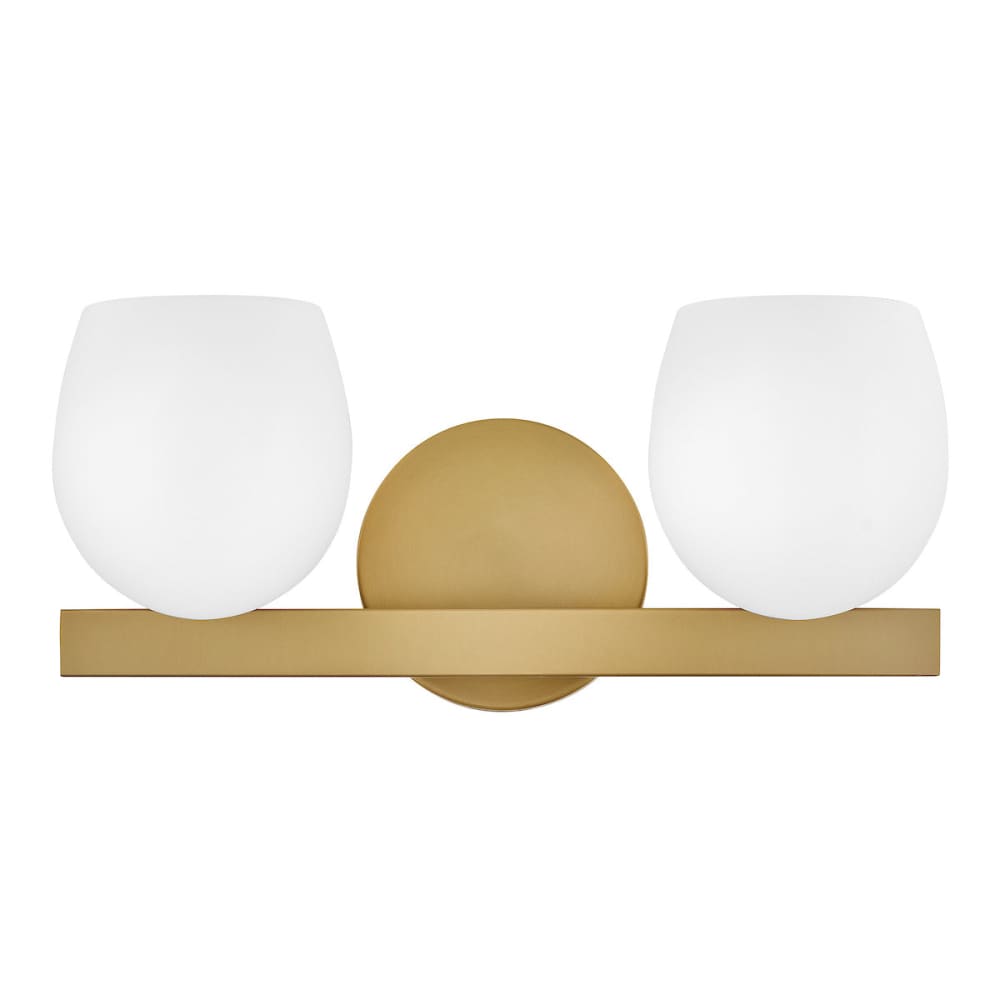 Mae 2 Light Vanity - Brass