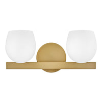 Mae 2 Light Vanity - Brass
