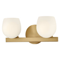 Mae 2 Light Vanity - Brass