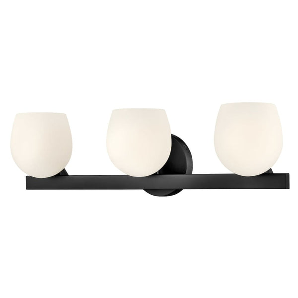 Mae 3 Light Vanity - Black