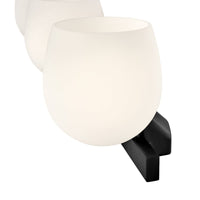 Mae 3 Light Vanity - Black