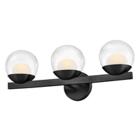 Sunni 3 Light Vanity - Black