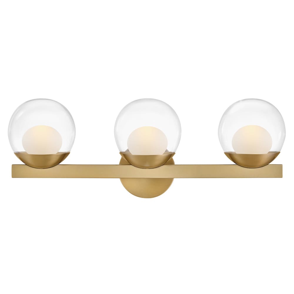 Sunni 3 Light Vanity - Brass