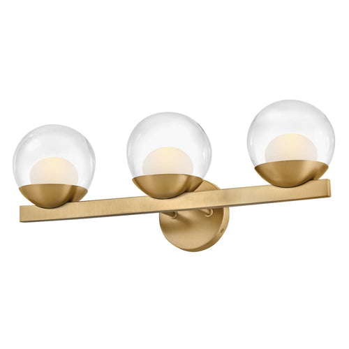 Sunni 3 Light Vanity - Brass