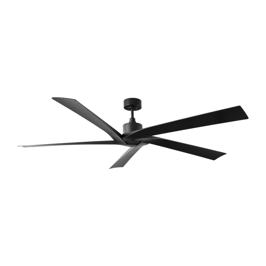 Aspen Coastal Outdoor Ceiling Fan - 70" - Black
