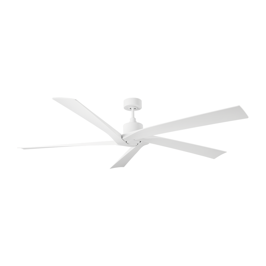 Aspen Coastal Outdoor Ceiling Fan - 70" - Matte White
