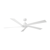 Aspen Coastal Outdoor Ceiling Fan - 70" - Matte White
