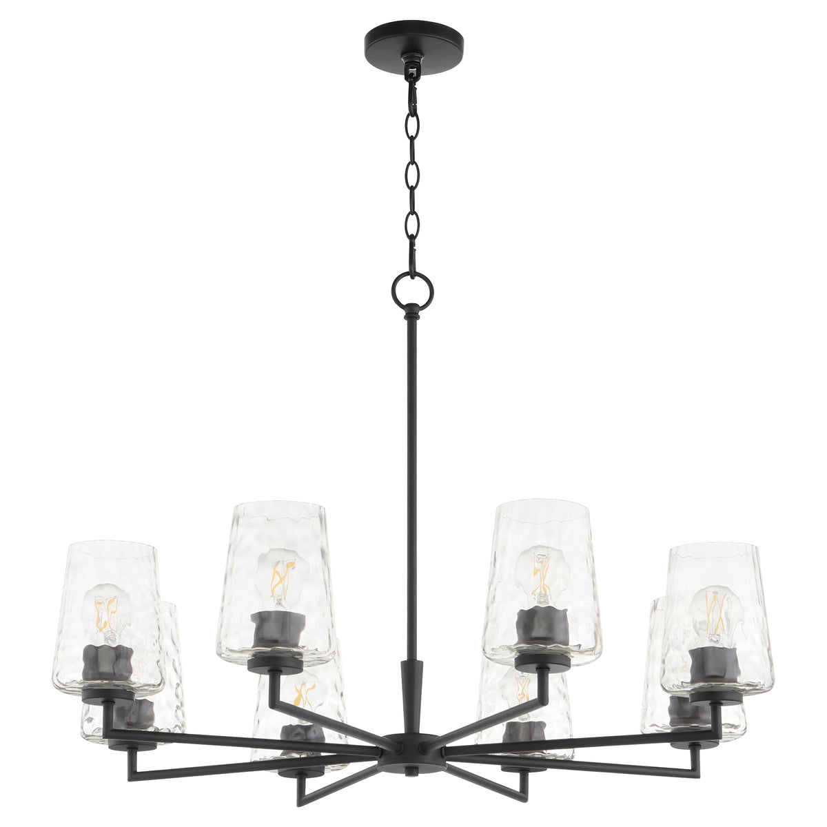 Goodwin 8 Light Chandelier - Black