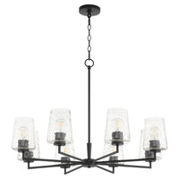 Goodwin 8 Light Chandelier - Black