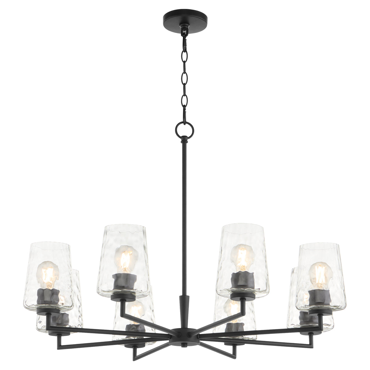 Goodwin 8 Light Chandelier - Black