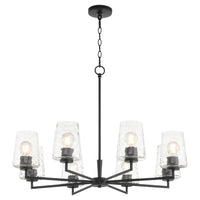 Goodwin 8 Light Chandelier - Black