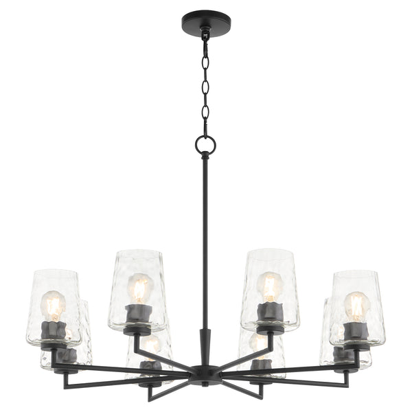 Goodwin 8 Light Chandelier - Black
