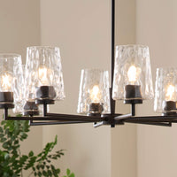 Goodwin 8 Light Chandelier - Black