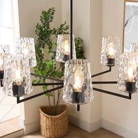 Goodwin 8 Light Chandelier - Black