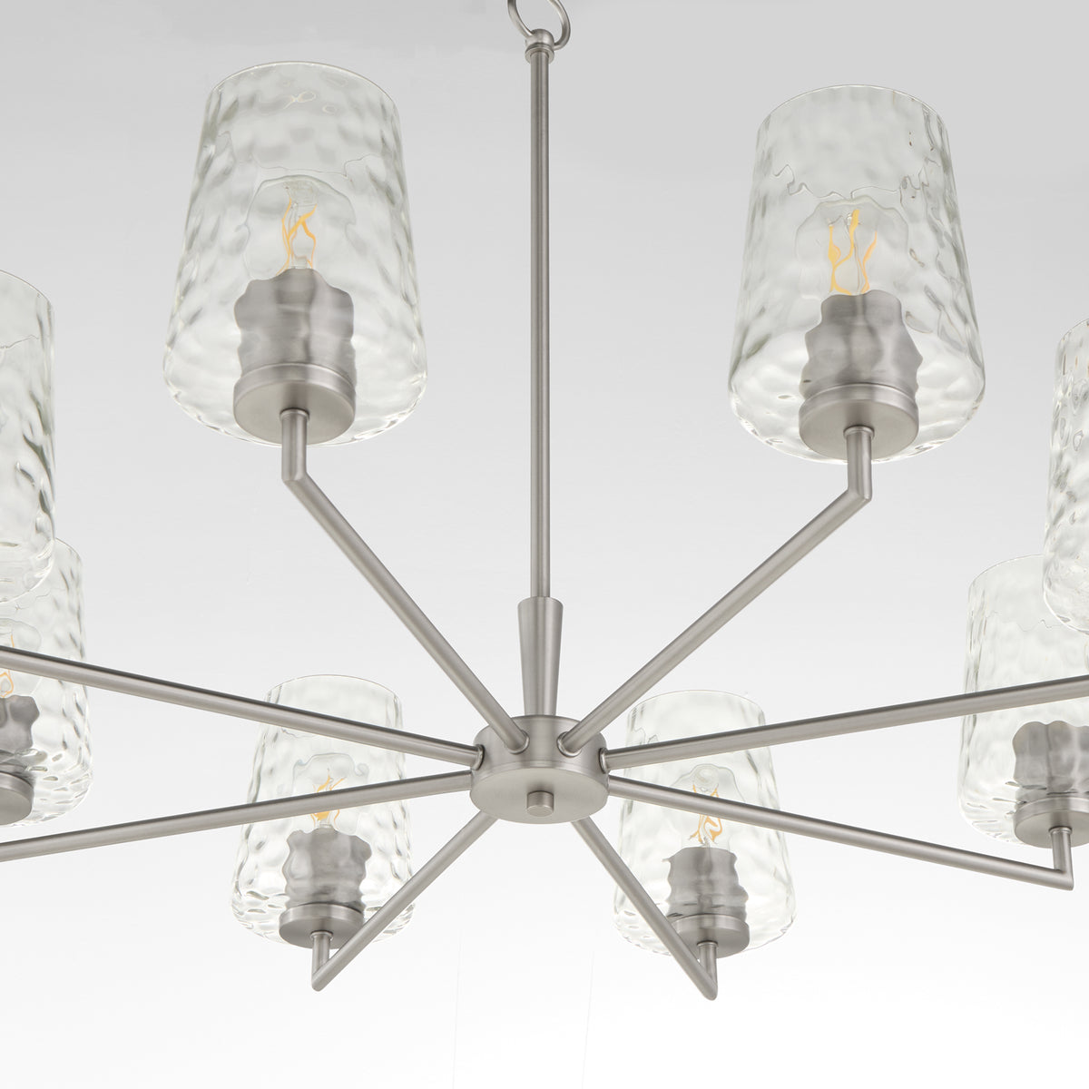 Goodwin 8 Light Chandelier - Satin Nickel