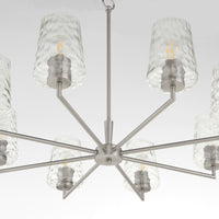 Goodwin 8 Light Chandelier - Satin Nickel