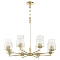 Goodwin 8 Light Chandelier - Brass