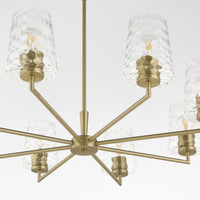 Goodwin 8 Light Chandelier - Brass
