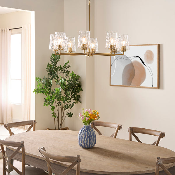 Goodwin 8 Light Chandelier - Brass