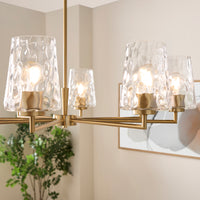 Goodwin 8 Light Chandelier - Brass