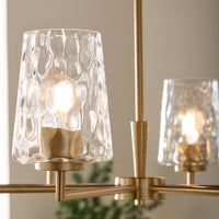 Goodwin 8 Light Chandelier - Brass