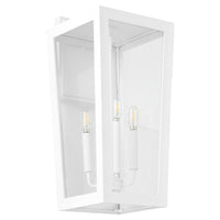 Bravo 22" Coastal Outdoor Wall Lantern - White