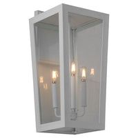 Bravo 22" Coastal Outdoor Wall Lantern - White
